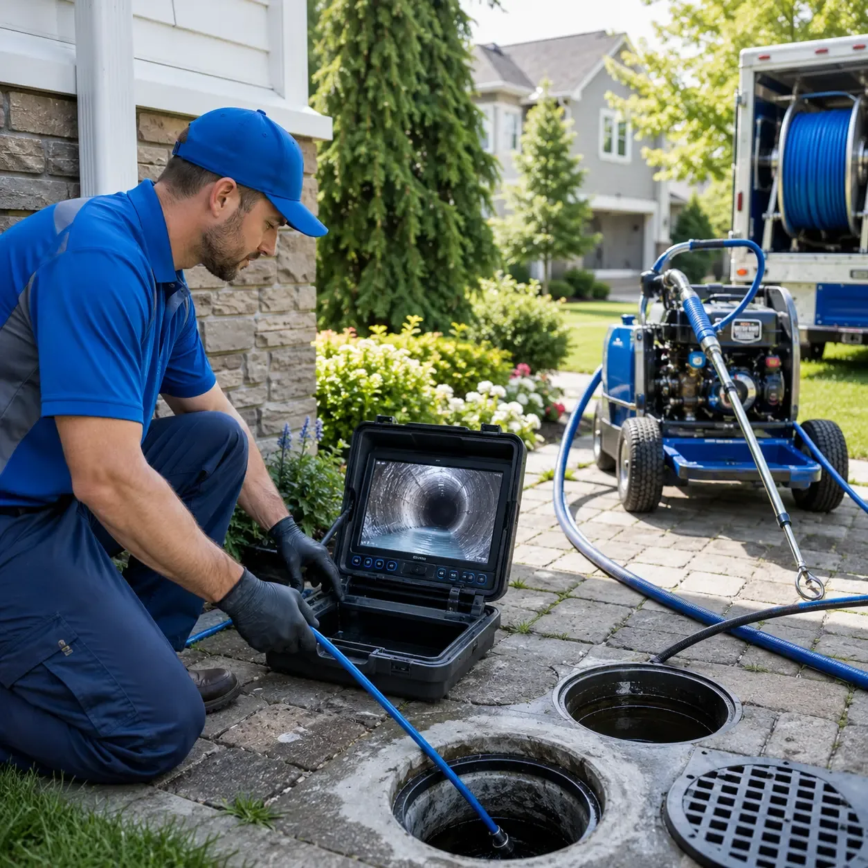 Outdoor drain cleaning professionals serving Lucas, IA